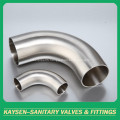 ISO1127 Sanitary welded 90 degree elbow pipe fittings